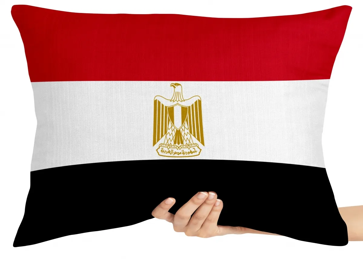 Almofada Gigante para sofá puff sala bandeira Egito continente africa