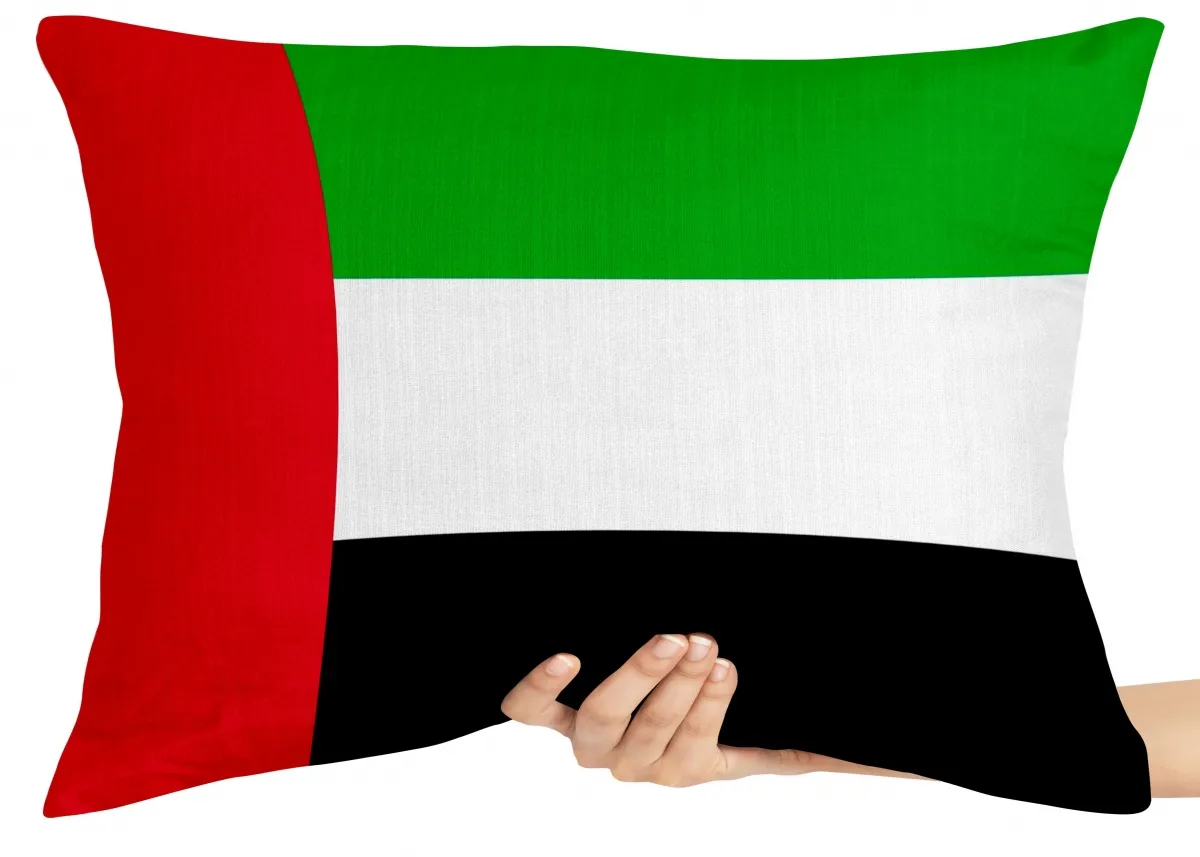 Almofada Gigante para sofá puff sala bandeira Emirados Árabes Unidos