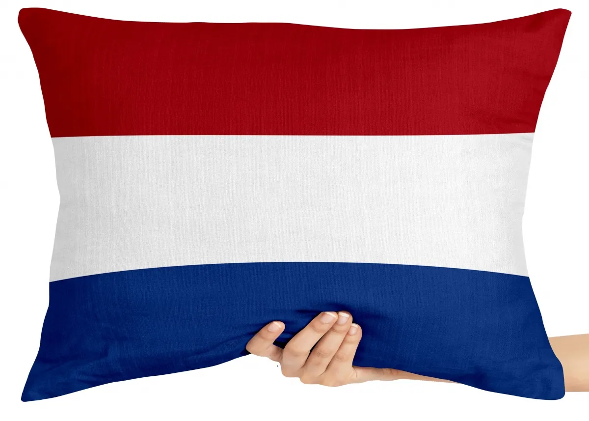 Almofada Gigante para sofá puff sala bandeira Holanda netherlands