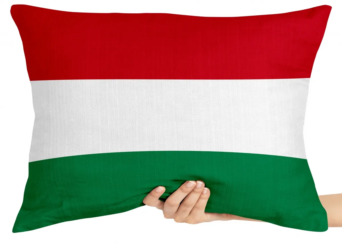 Almofada Gigante para sofá puff sala bandeira Hungria europa Imagem