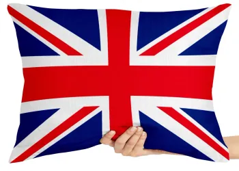 Almofada Gigante para sofá puff sala bandeira inglaterra reino unido