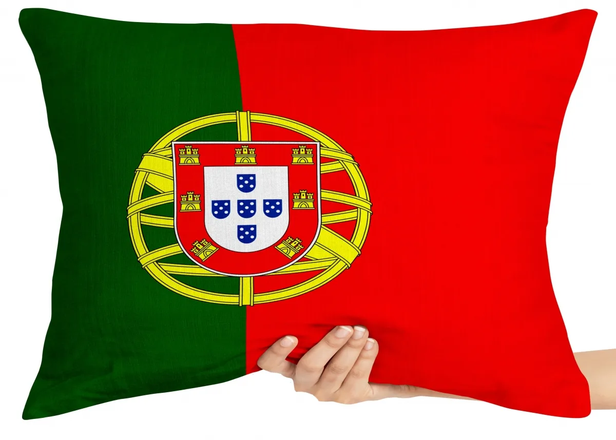 Almofada Gigante para sofá puff sala bandeira Portugal
