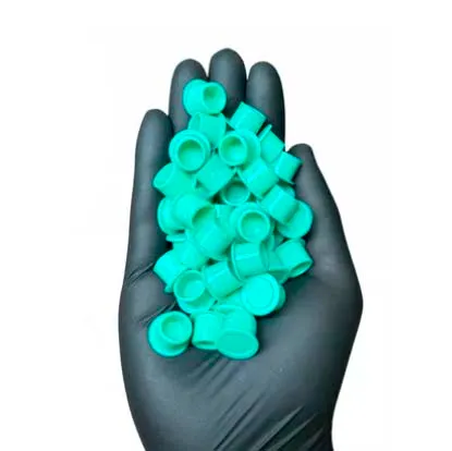 Batoque SILICONE Verde com Base M  - PCT 250 Unid