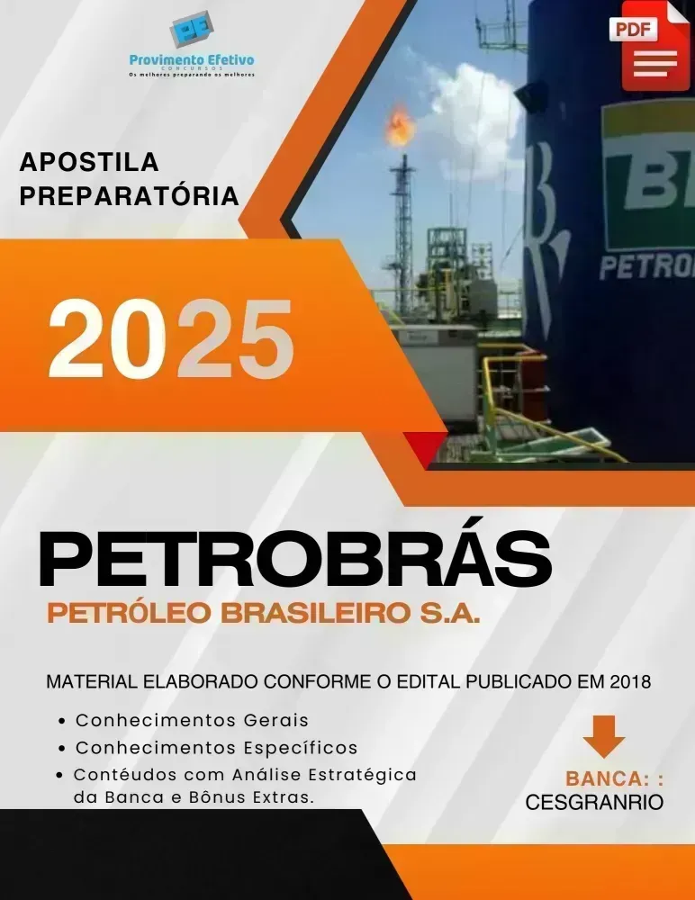 Apostila Petrobrás 2025 Controle - Técnico Logística de Transporte Imagem