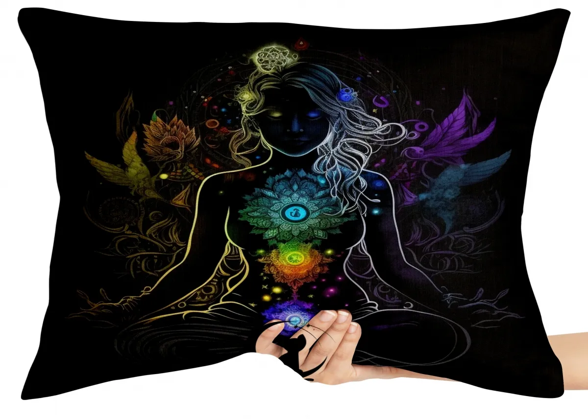 Almofada Gigante para sofá puff sala meditar chakras Reiki