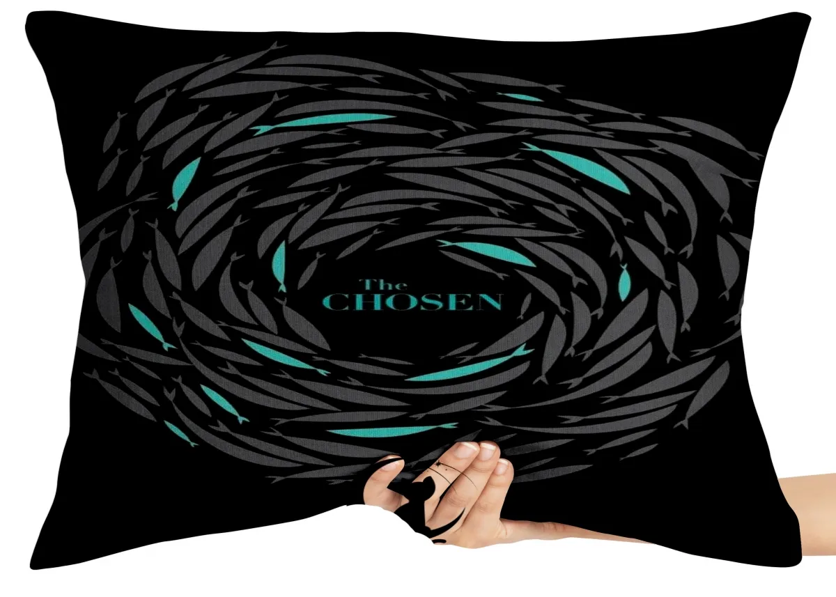 Almofada Gigante para sofá puff sala Peixes Jesus Cristo Deus Imagem