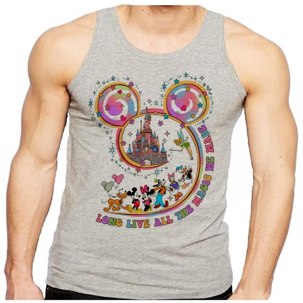 Camiseta Regata adulto ou infantil Disney mickey pato pluto personagens Imagem
