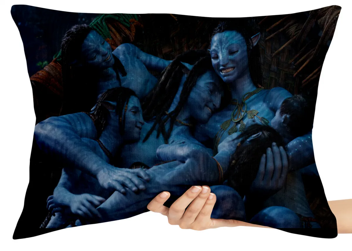 Almofada Gigante para sofá puff sala Avatar família Imagem