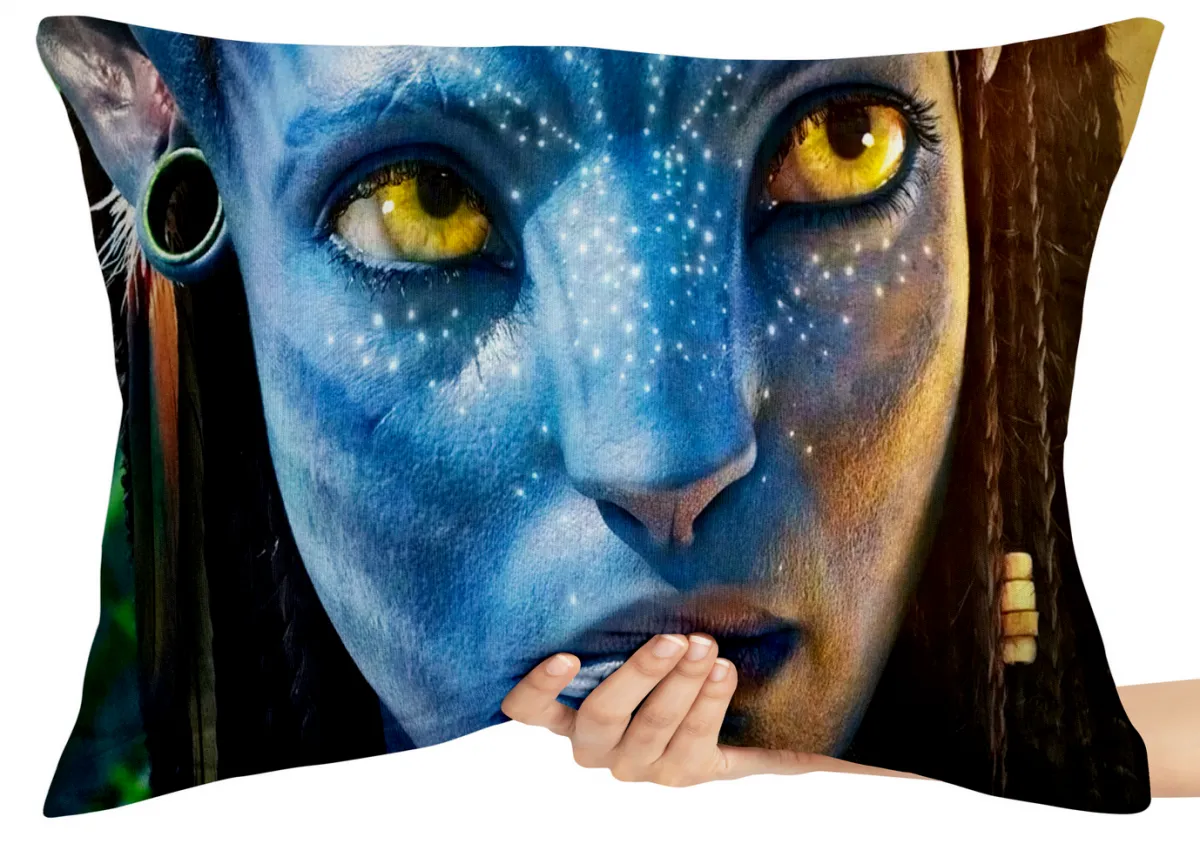 Almofada Gigante para sofá puff sala Avatar Neytiri Imagem
