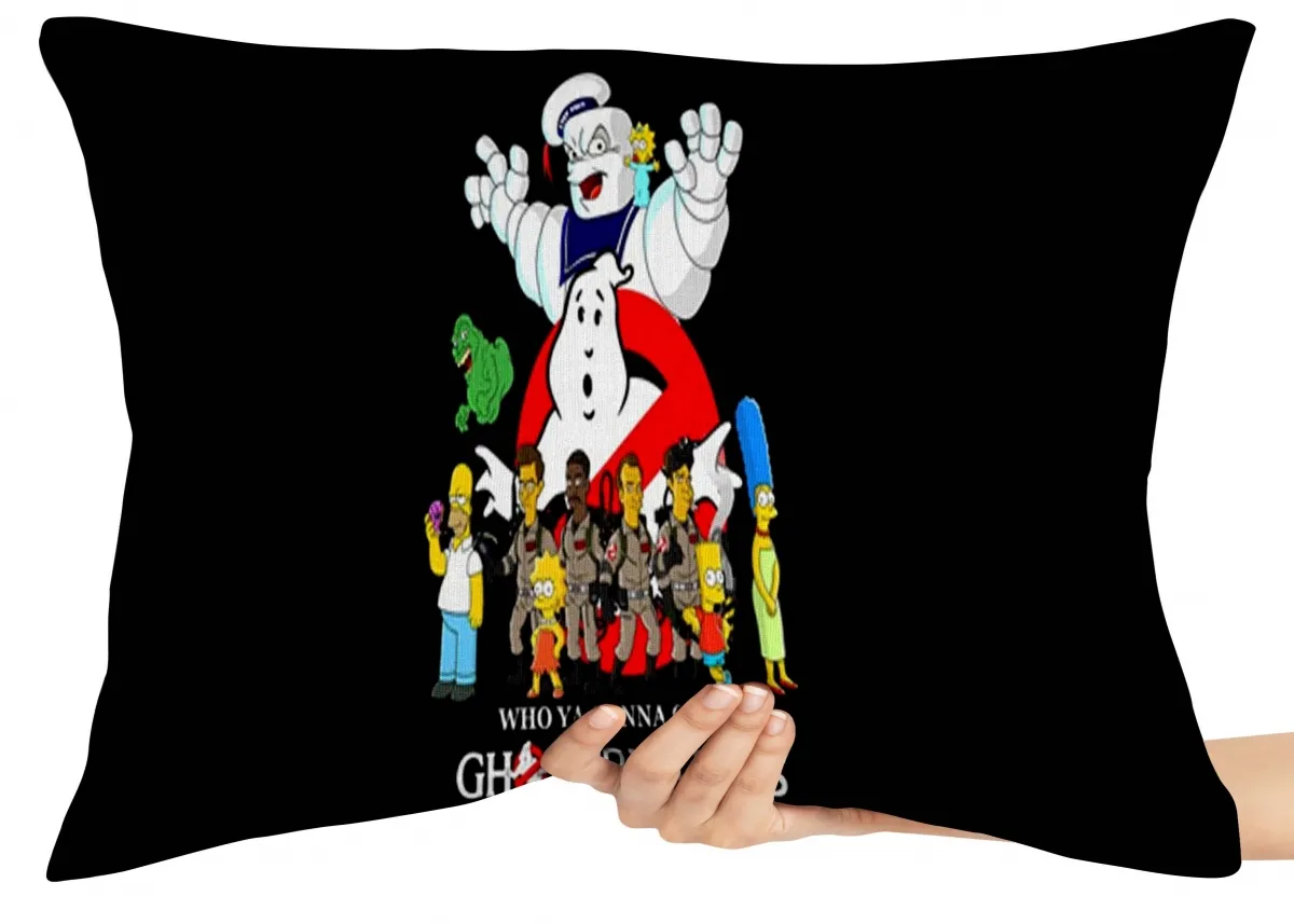 Almofada Gigante para sofá puff sala Caça Fantasmas Simpsons ghost busters Imagem