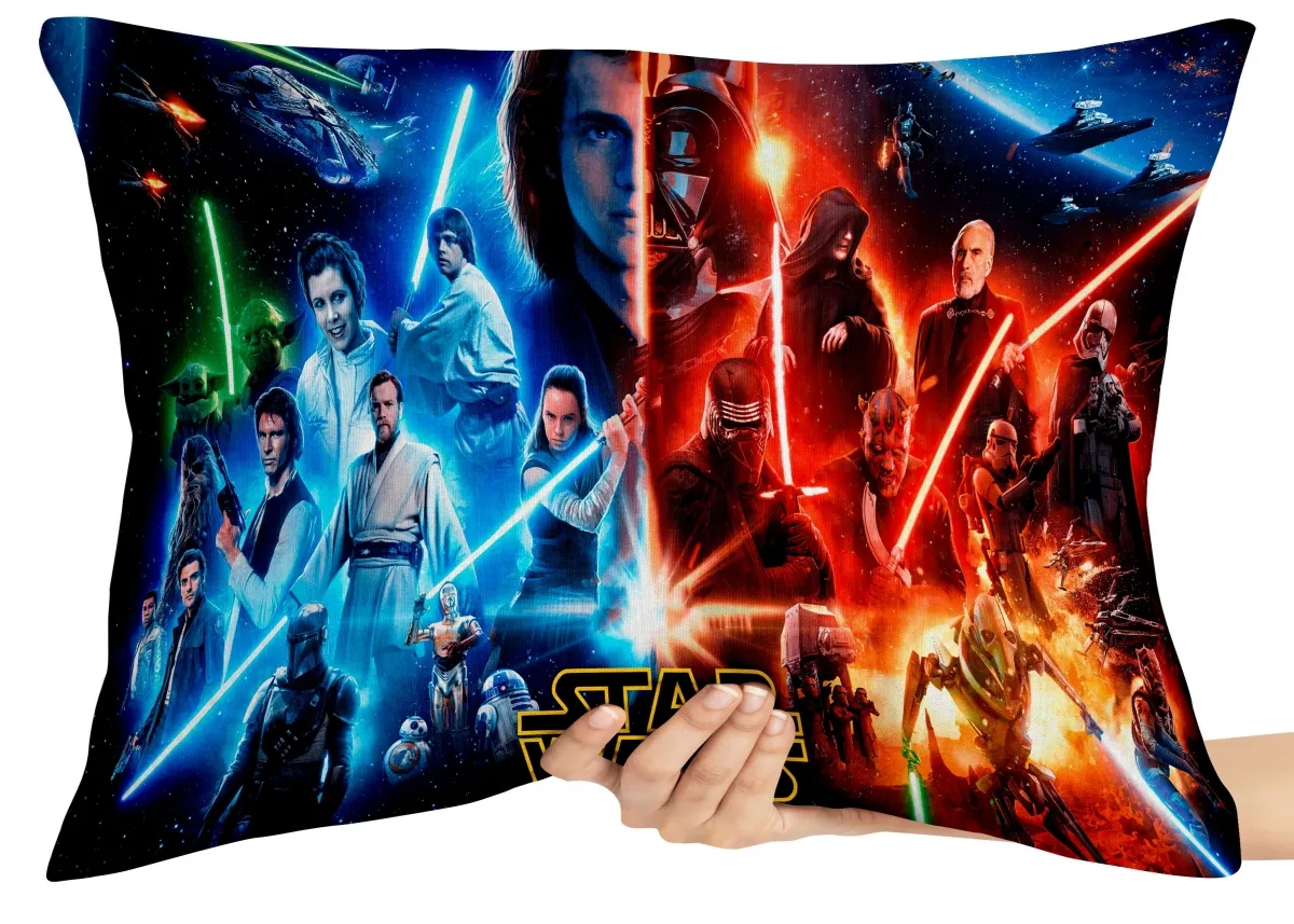 Almofada Gigante para sofá puff sala Darth Vader star wars jedi Imagem