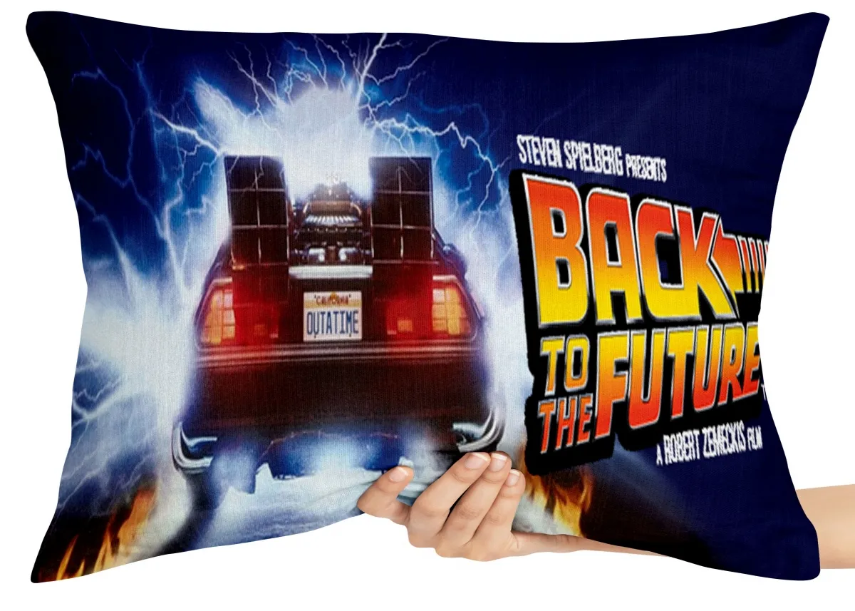 Almofada Gigante para sofá puff sala De volta para o futuro DeLorean