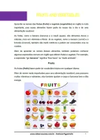 823 - Inglês - Vocabulário - Frutas e Vegetais -  6º ano - PDF com 15 páginas - Foto 2
