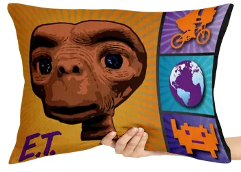 Almofada Gigante para sofá puff sala ET minha casa telefone alien