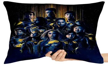 Almofada Gigante para sofá puff sala Eternos super herois