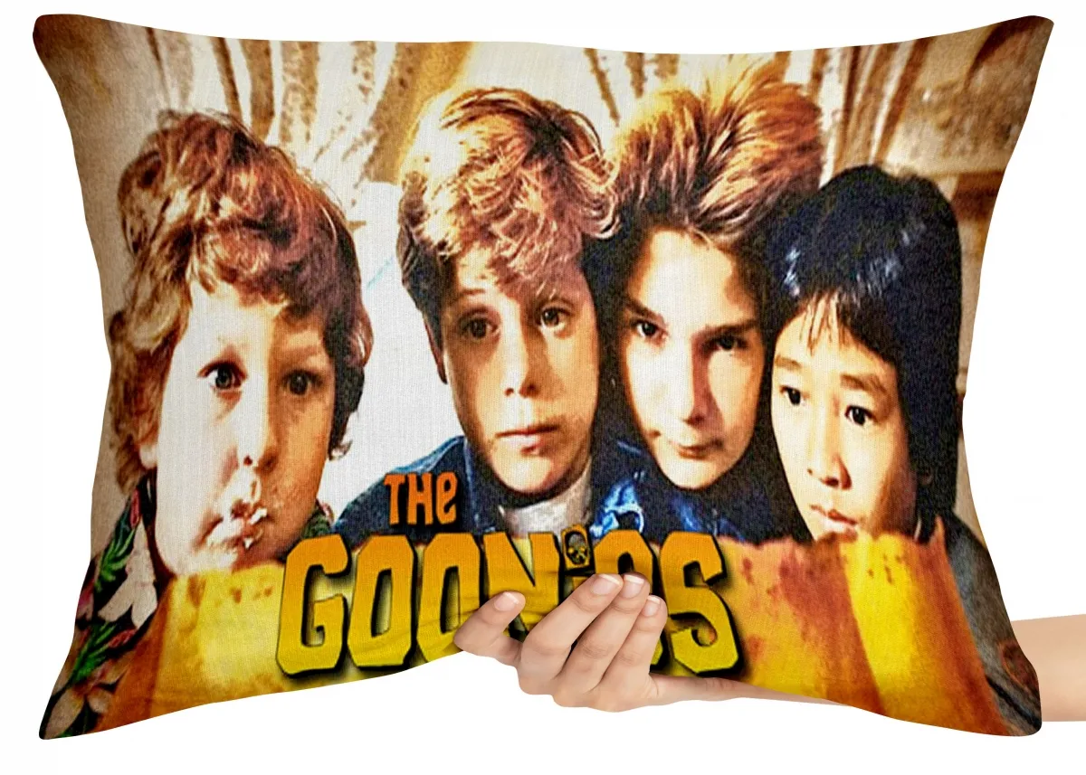 Almofada Gigante para sofá puff sala Goonies mapa filme antigo