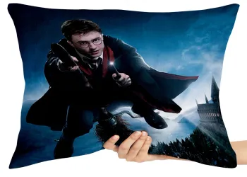 Almofada Gigante para sofá puff sala harry potter hogwarts voando