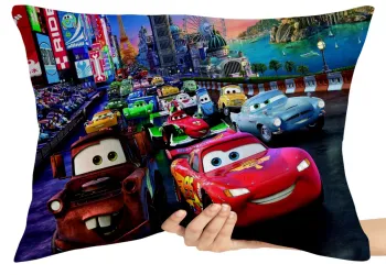 Almofada Gigante para sofá puff sala McQueen em carros 2
