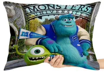 Almofada Gigante para sofá puff sala Monstros SA University