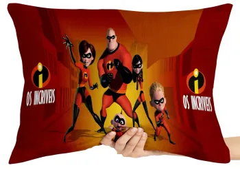 Almofada Gigante para sofá puff sala Os Incríveis vermelho disney