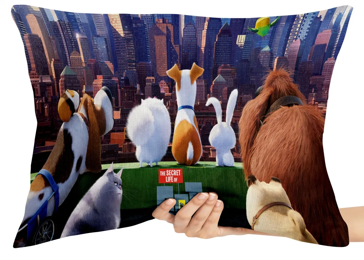 Almofada Gigante para sofá puff sala Pets movie filme cinema desenho