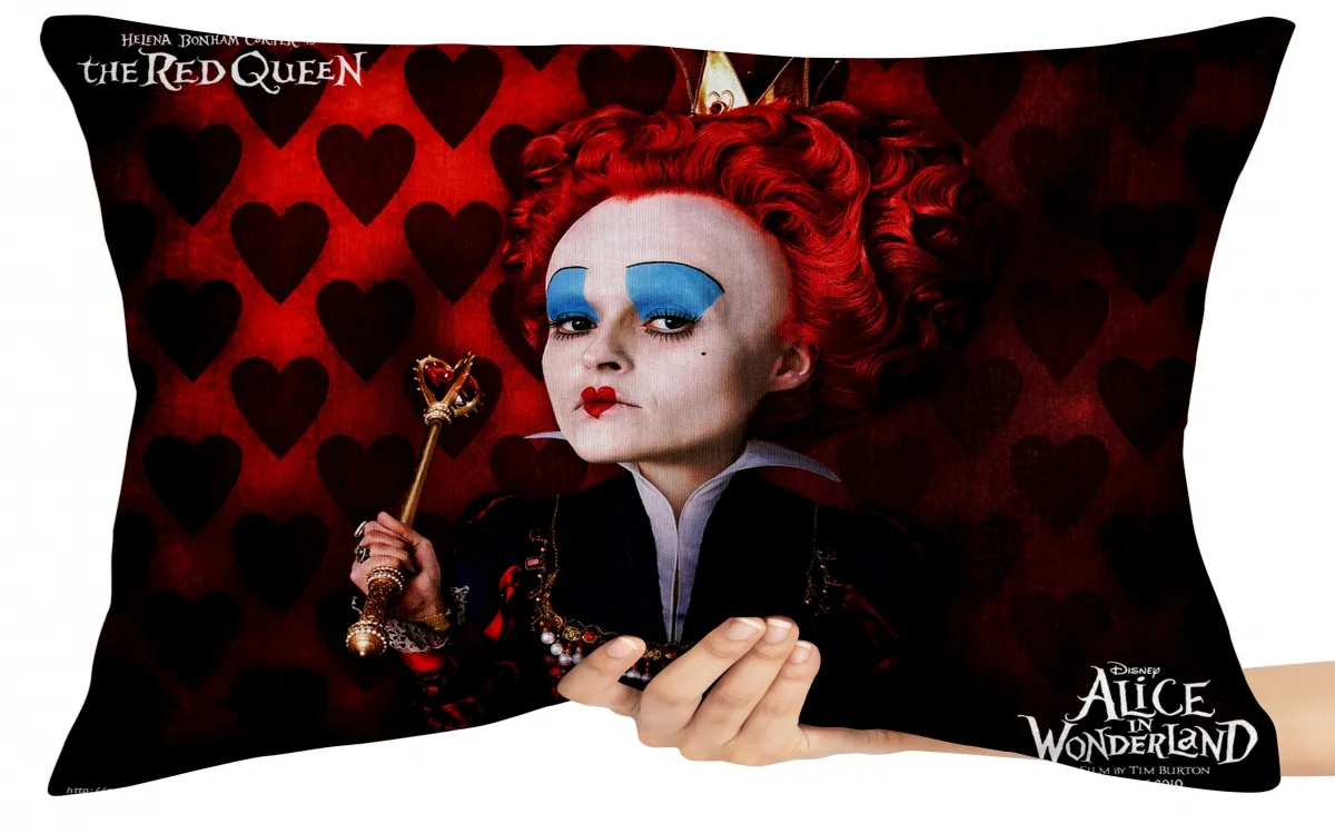 Almofada Gigante para sofá puff sala Rainha Vermelha Alice Imagem