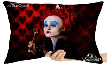 Almofada Gigante para sofá puff sala Rainha Vermelha Alice