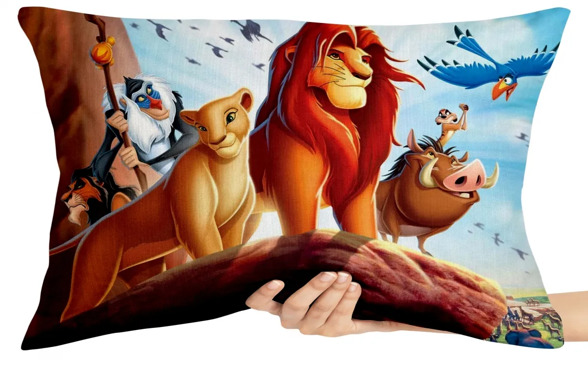 Almofada Gigante para sofá puff sala Rei Leão personagens Imagem