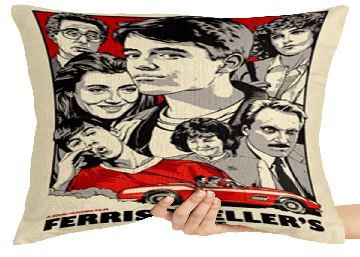 Almofada Gigante para sofá puff sala Save Ferris curtindo vida adoidado