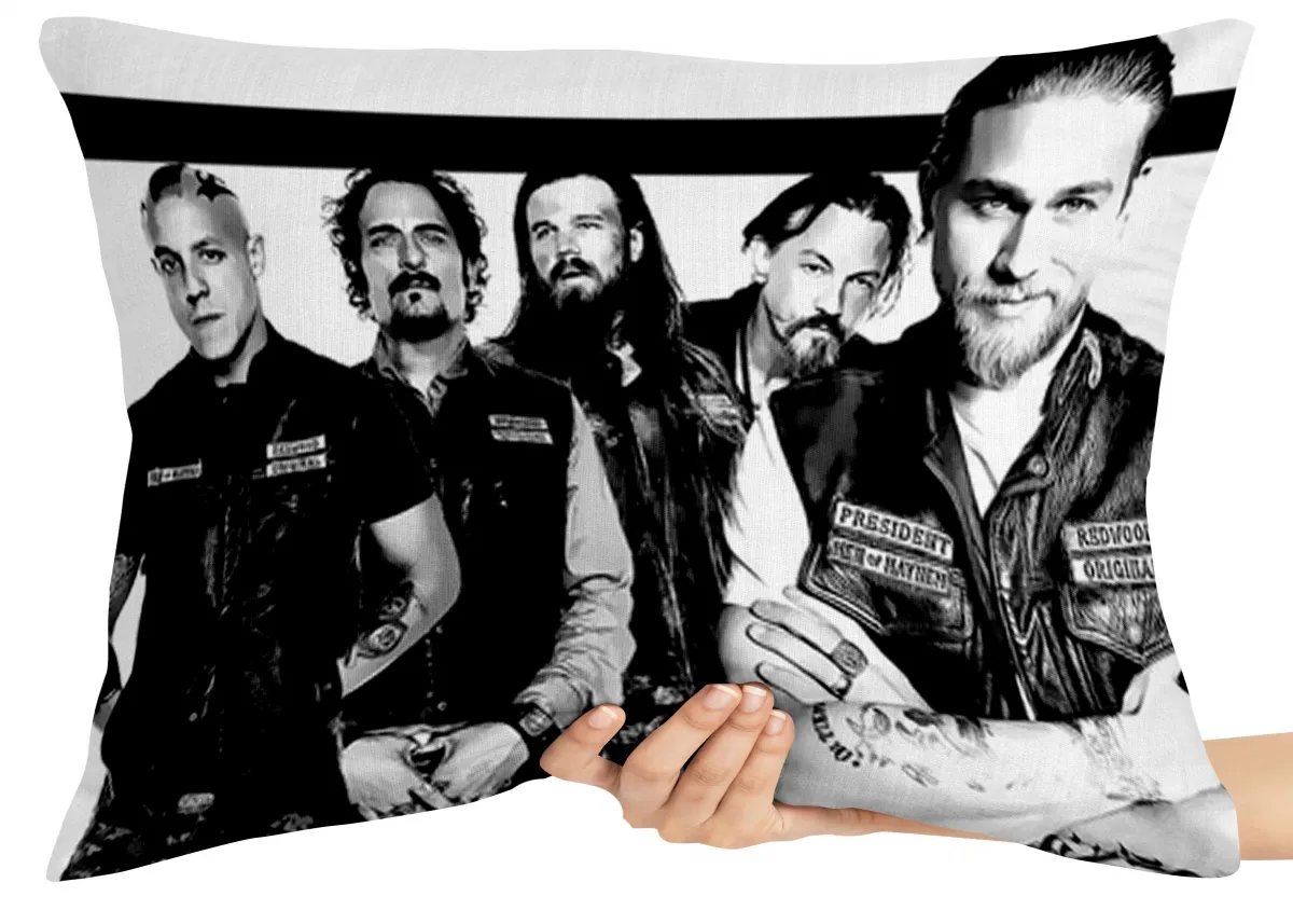 Almofada Gigante para sofá puff sala Sons of Anarchy gang Harley