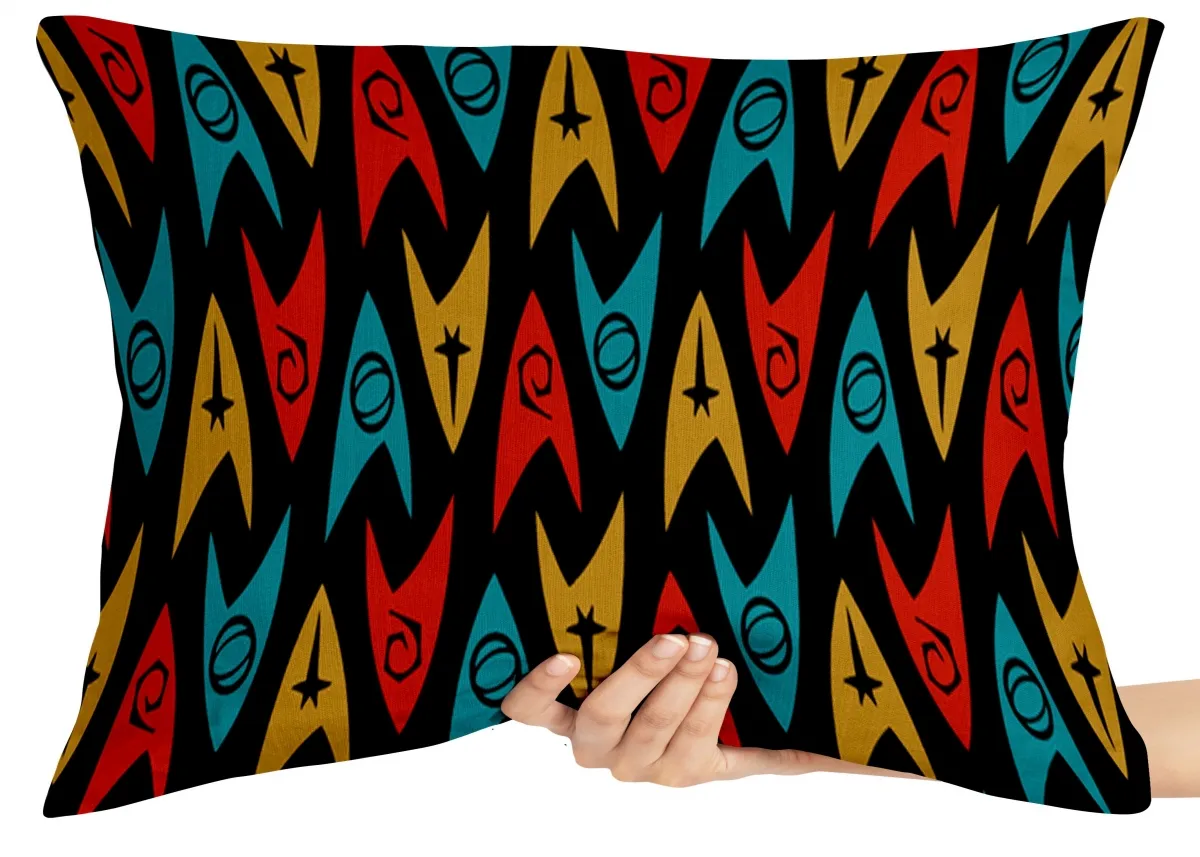 Almofada Gigante para sofá puff sala Star Trek símbolo Imagem