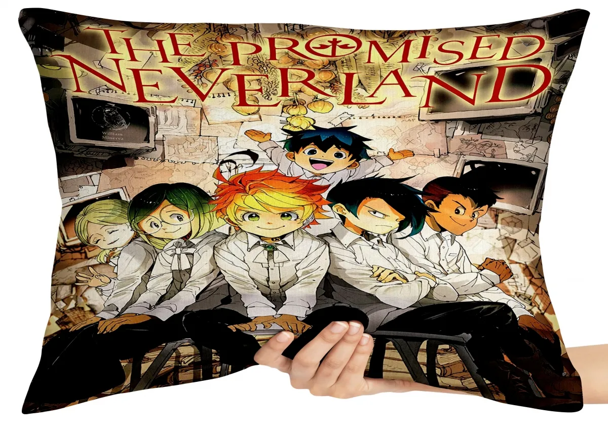 Almofada Gigante para sofá puff sala The Promised Neverland Desenho