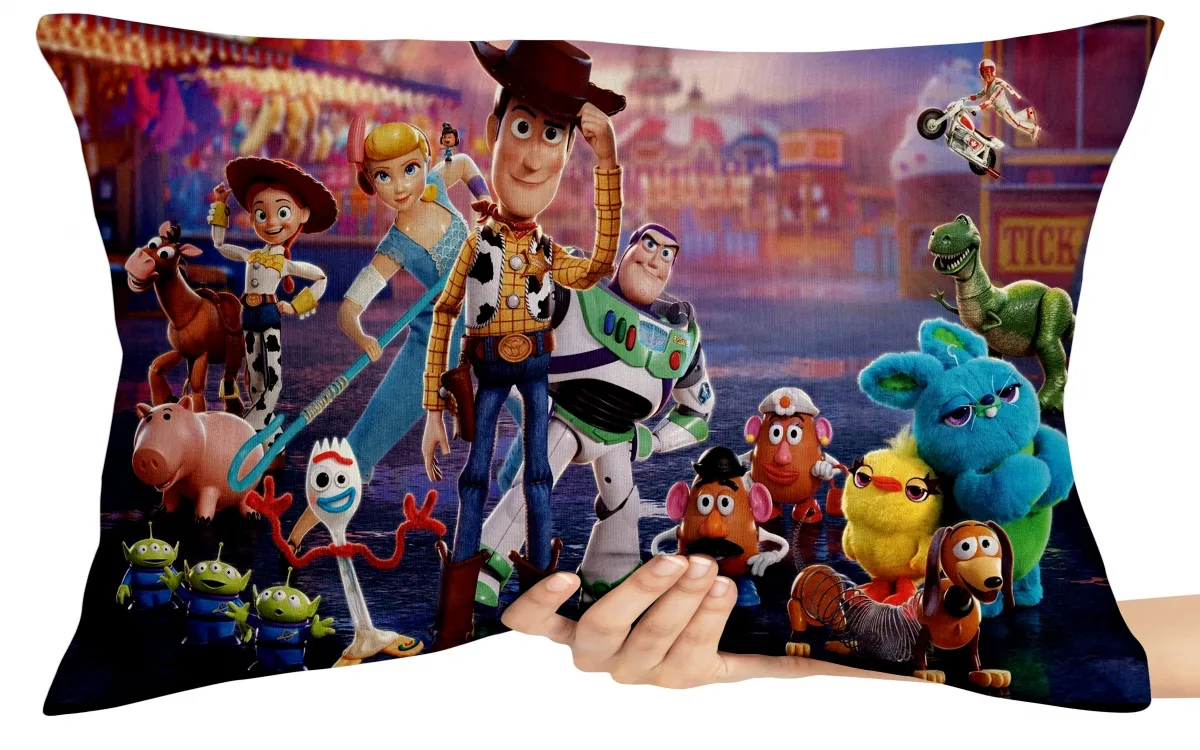 Almofada Gigante para sofá puff sala Toy Story garfinho Imagem