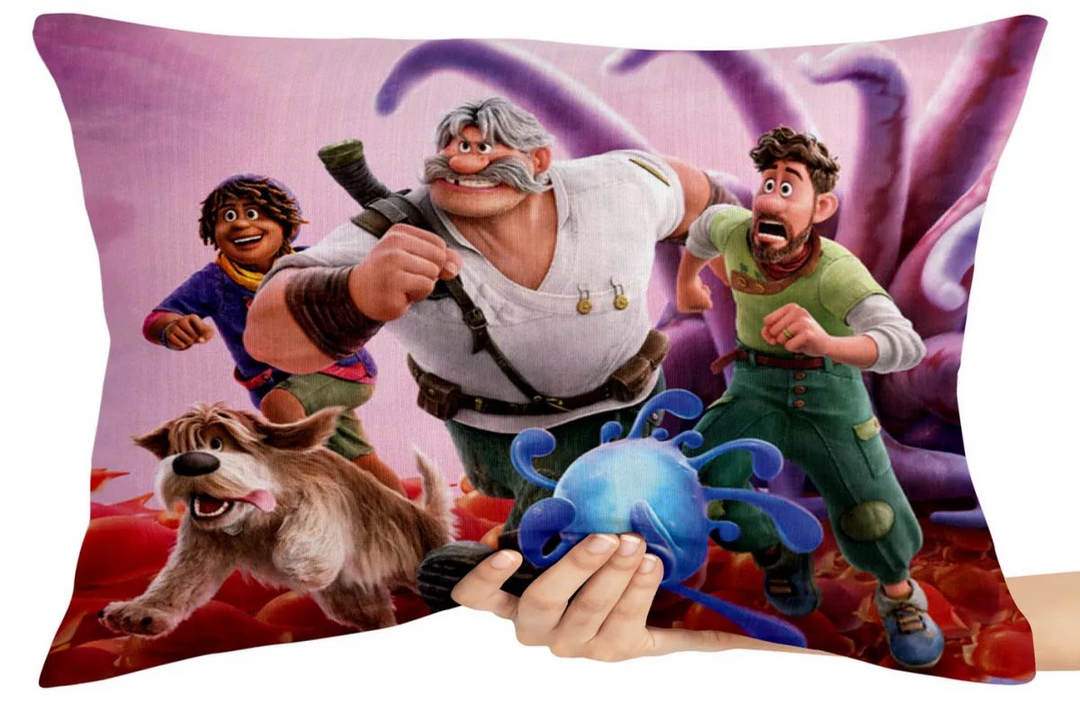 Almofada Gigante para sofá puff sala Um mundo estranho