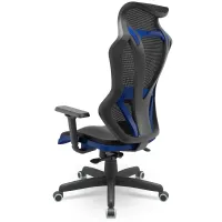 Poltrona Gamer Vizon DZ  Tela Square cor Preta  Mecanismo Relax com Base Giratória e Braços Reguláveis 3D - Foto 6