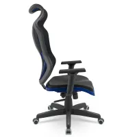 Poltrona Gamer Vizon DZ  Tela Square cor Preta  Mecanismo Relax com Braços Reguláveis 3D - Foto 5