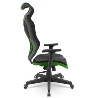 Poltrona Gamer Vizon DZ  Tela Square cor Preta  Mecanismo Relax com Base Giratória e Braços Reguláveis 3D - Foto 13
