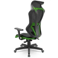 Poltrona Gamer Vizon DZ  Tela Square cor Preta  Mecanismo Relax com Base Giratória e Braços Reguláveis 3D - Foto 14