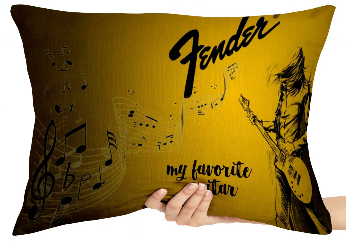 Almofada Gigante para sofá puff sala Fender guitarra guitarrista Imagem