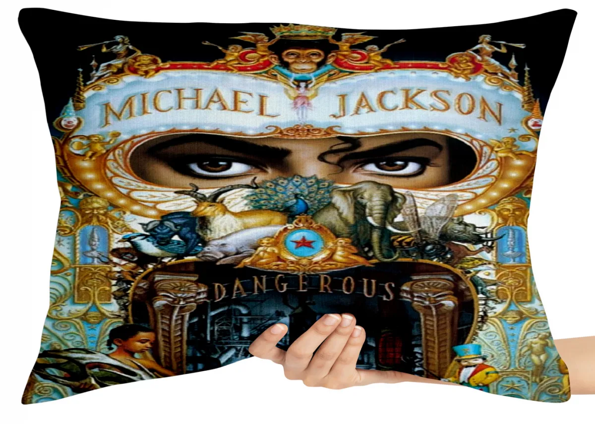 Almofada Gigante para sofá puff sala Michael Jackson capa Imagem