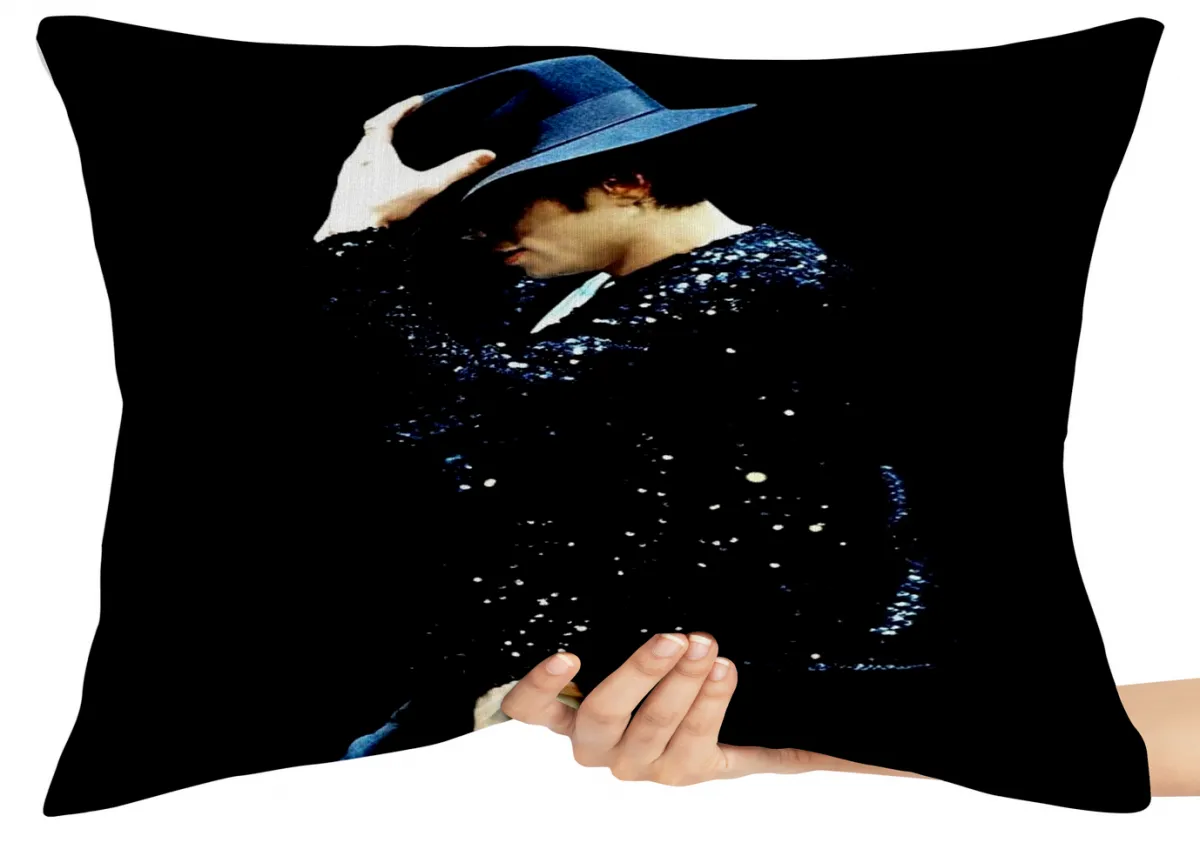 Almofada Gigante para sofá puff sala Michael Jackson preto