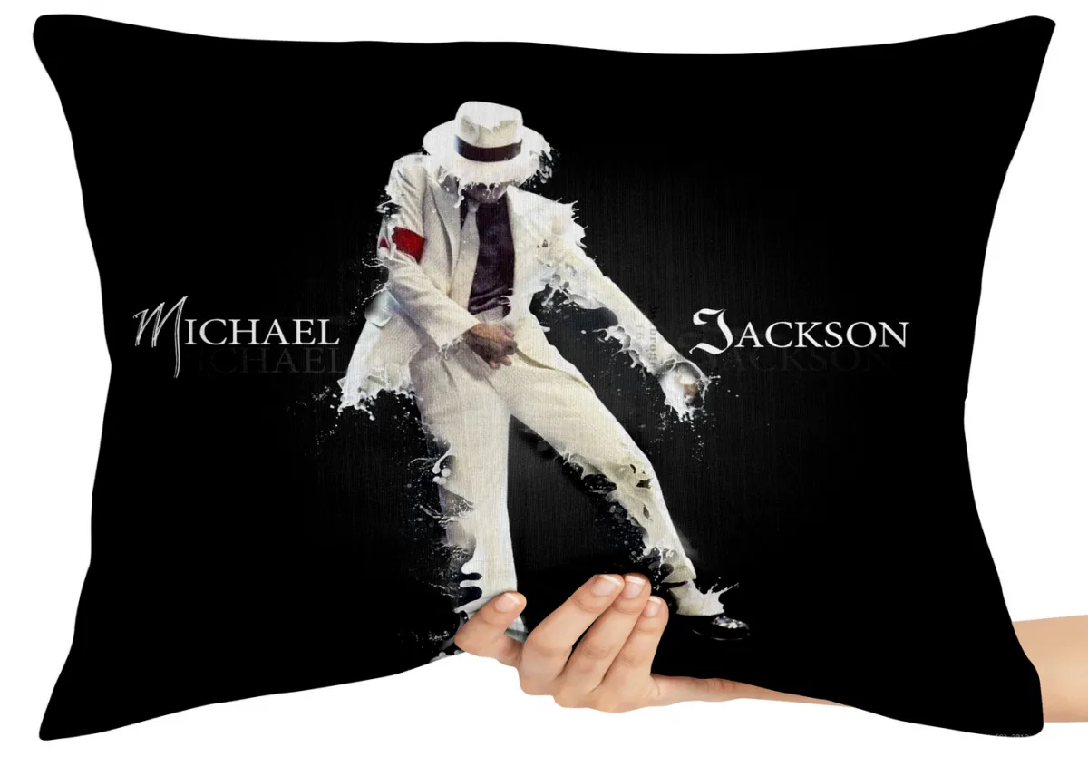 Almofada Gigante para sofá puff sala Michael Jackson terno branco