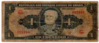 C009 - 1 Cruzeiro - 1° Estampa - Série 759 - Autografada / Assinada a Mão - Marquês de Tamandaré - Data: 1944 - R