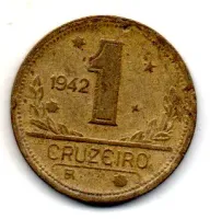1942 - 1 Cruzeiro - Moeda Brasil