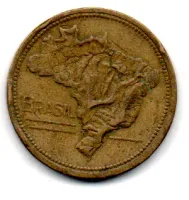 1942 - 1 Cruzeiro - Moeda Brasil - Foto 2