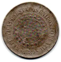 1889 - 200 Réis - Moeda Brasil