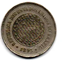 1895 - 100 Réis - Moeda Brasil