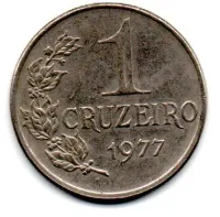 1977 - 1 Cruzeiro - Moeda Brasil