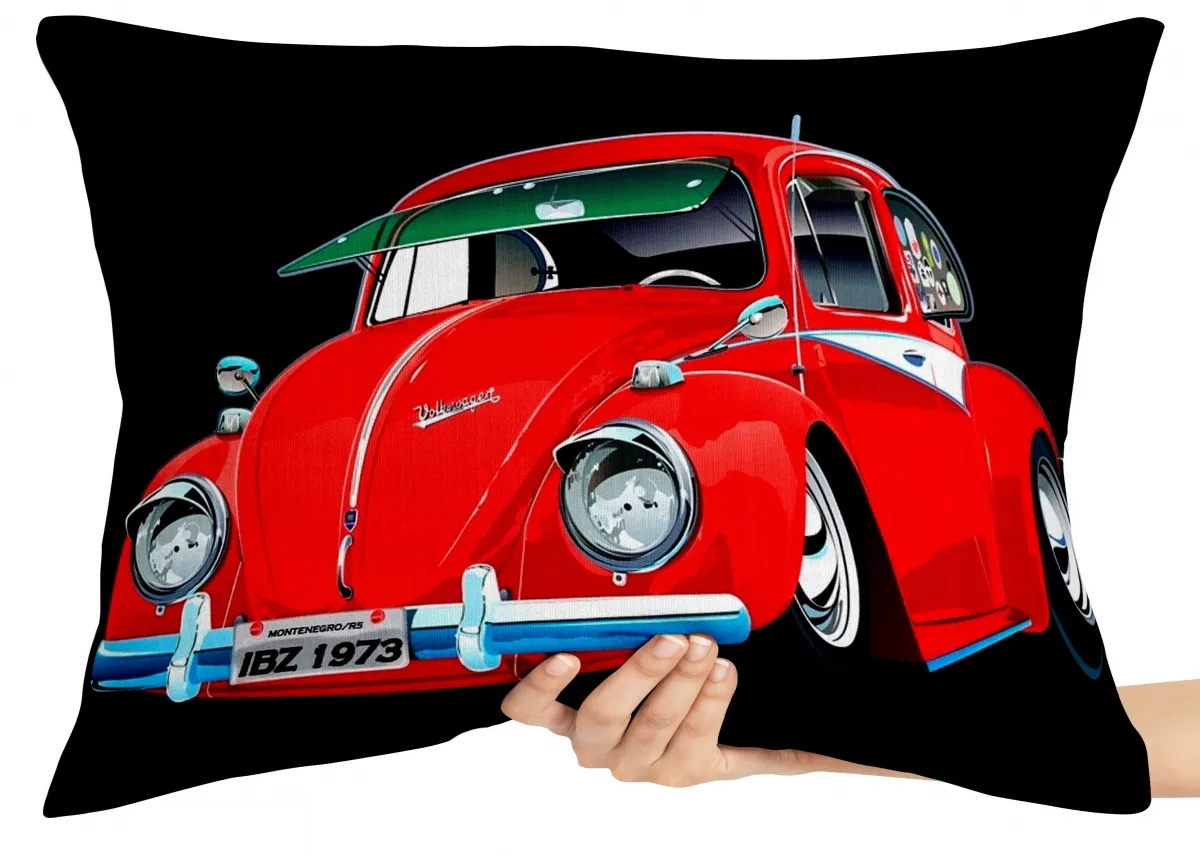 Almofada Gigante para sofá puff sala Herbie Fusca Carro Volkswagen Imagem