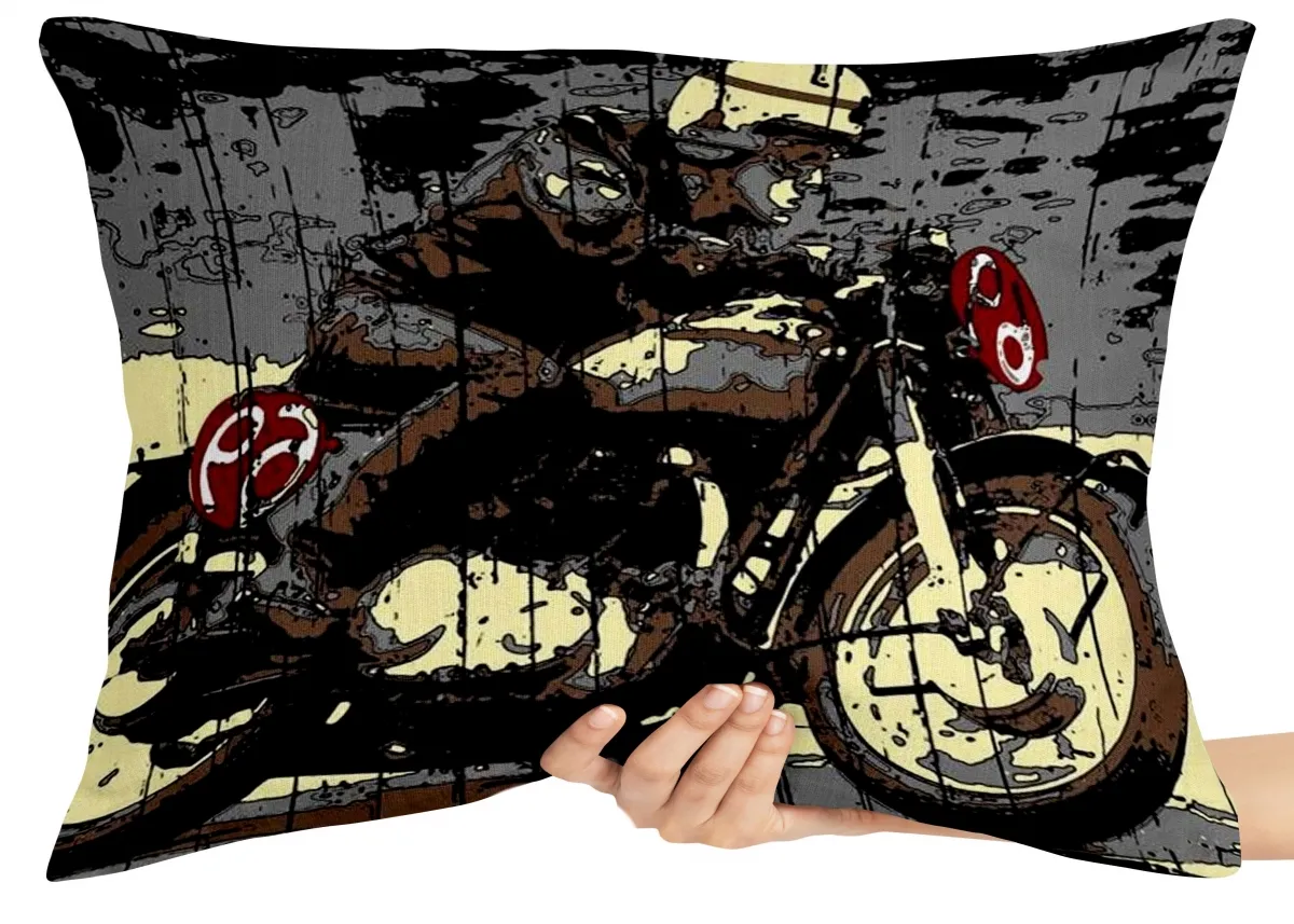 Almofada Gigante para sofá puff sala Motorcycle Harley Davidson moto